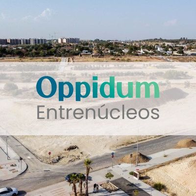 Logo promoción OPPIDUM Parcelas para autopromoción en Entrenúcleos